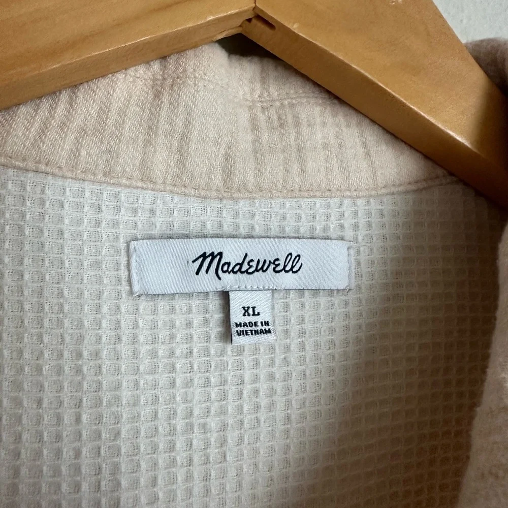 Madewell Womens Waffleback Branner Shirt Jacket Shacket - Picture 3 of 15